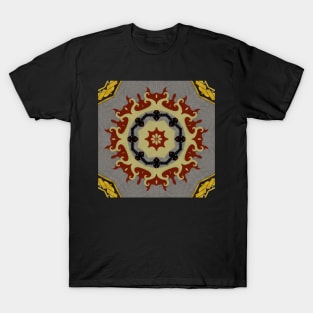 Ornate Kaleidoscope based on Crimson Defiance (Seamless) 7 T-Shirt